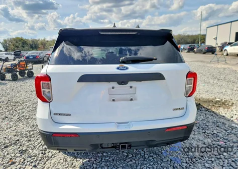 2021 Ford Explorer Police Interceptor z USA, uszkodzony, nr VIN 1FM5K8AB2MGA24792